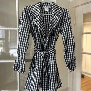 Comme des Garcons Black and White Checkered Jacket